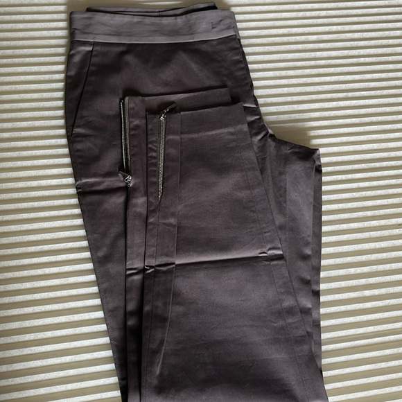 Piazza Sempione slate gray cropped pants - Picture 5 of 10
